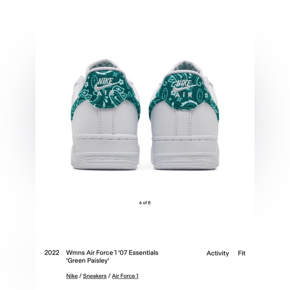 Nike Paisley Air Force 1 - Picture 4 of 8